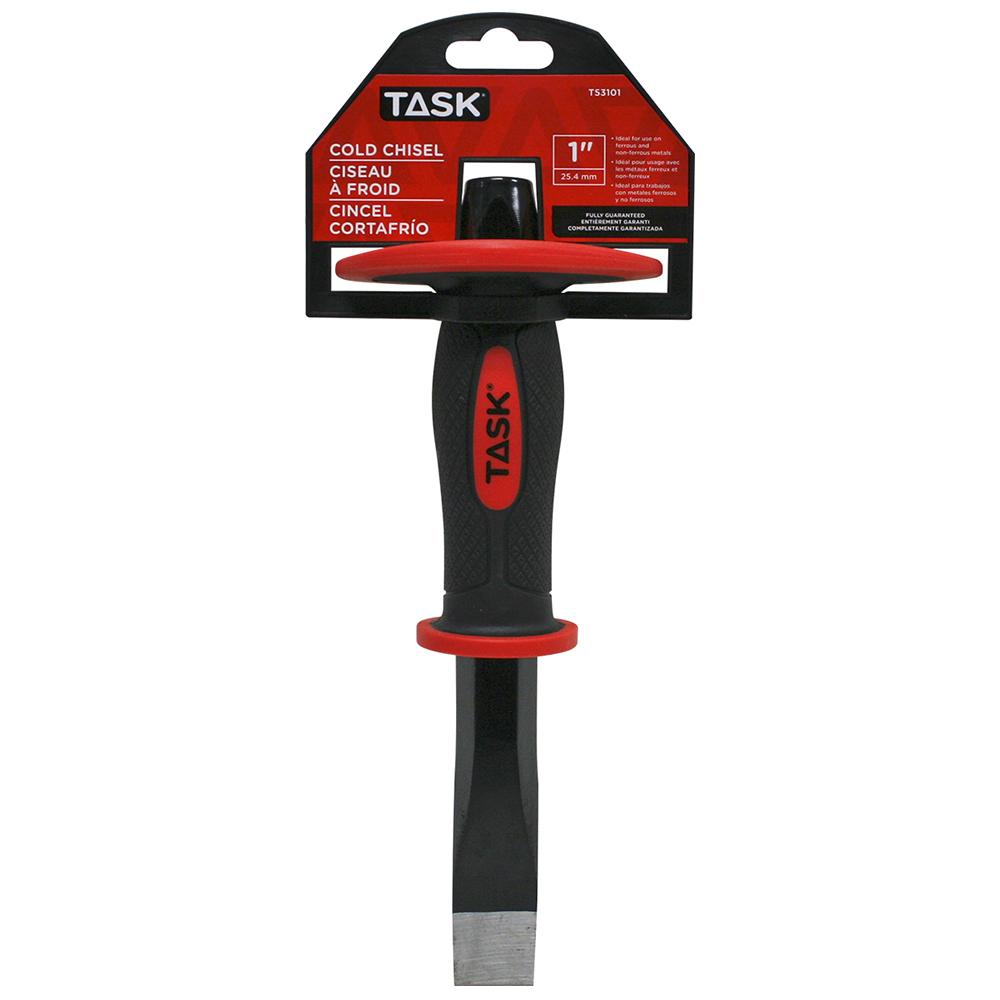 10&#34; x 1&#34; Cut Point Cold Chisel with Hand Guard<span class=' ItemWarning' style='display:block;'>Item is usually in stock, but we&#39;ll be in touch if there&#39;s a problem<br /></span>