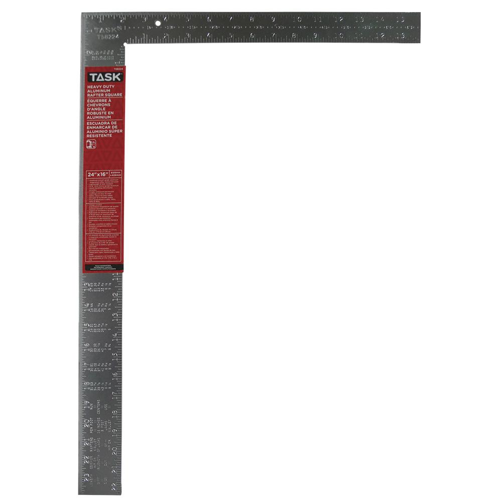 24&#34; Heavy Duty Aluminum Rafter Square (Embossed Markings)<span class=' ItemWarning' style='display:block;'>Item is usually in stock, but we&#39;ll be in touch if there&#39;s a problem<br /></span>