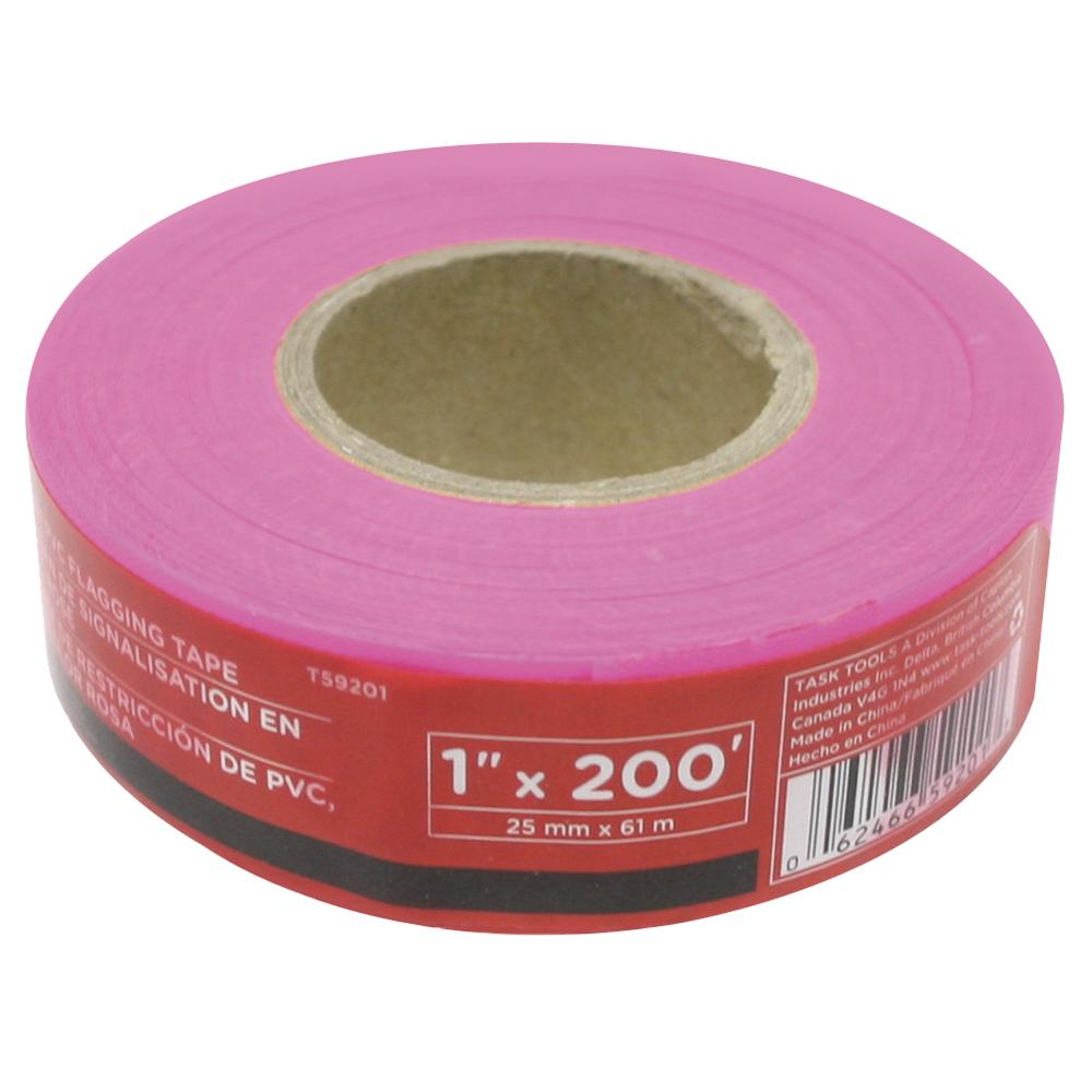 1&#34; x 200&#39; Pink PVC Flagging Tape<span class=' ItemWarning' style='display:block;'>Item is usually in stock, but we&#39;ll be in touch if there&#39;s a problem<br /></span>