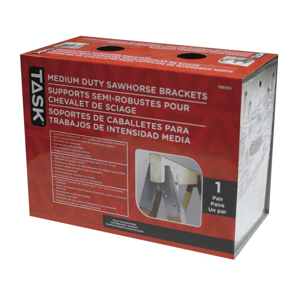 Medium Duty Saw Horse Bracket - 2/pack<span class=' ItemWarning' style='display:block;'>Item is usually in stock, but we&#39;ll be in touch if there&#39;s a problem<br /></span>