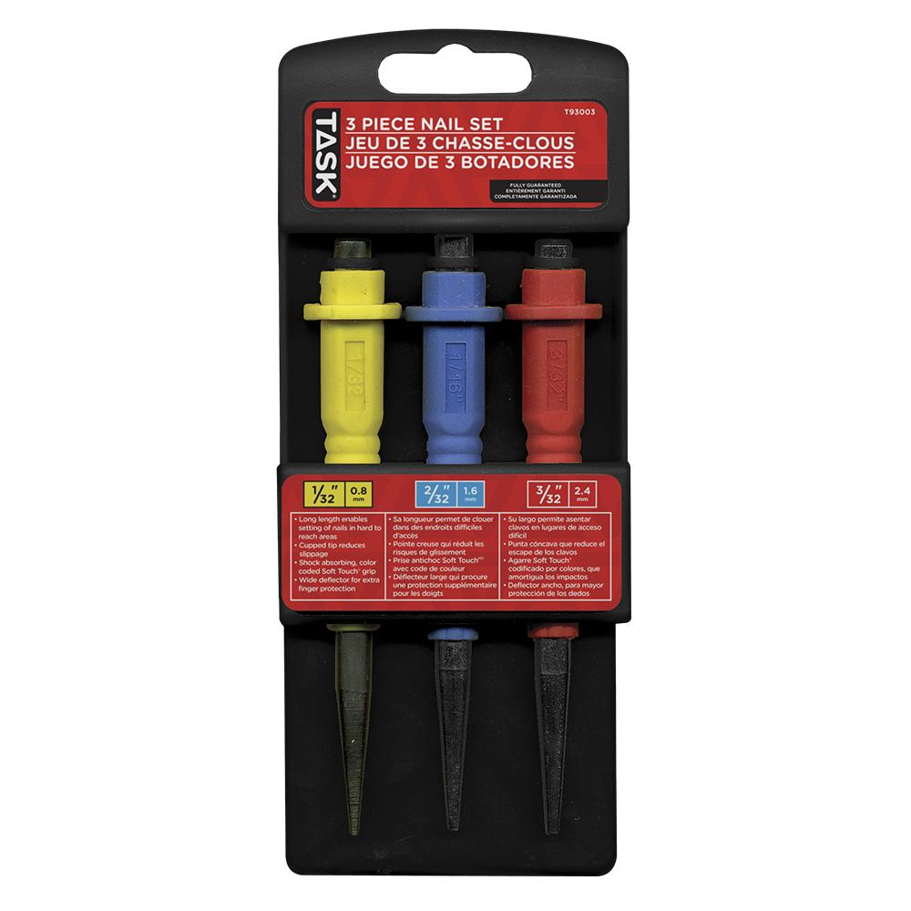 3pc Nail Set Kit - Plastic Case<span class=' ItemWarning' style='display:block;'>Item is usually in stock, but we&#39;ll be in touch if there&#39;s a problem<br /></span>