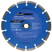 Task Tools 7425 - 7" Segmented Diamond Blade - 10 per Display Box