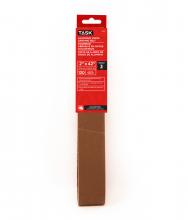 Task Tools 24252 - 2" X 42" ALUMINUM OXIDE SANDING BELT, 120 GRIT - 3/PACK
