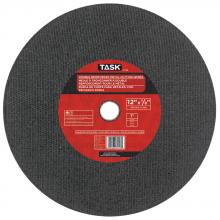 Task Tools 31218B - 12" x 1/8" 1" Arbor Double Reinforced Metal Cutting Wheel - Bulk