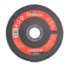 Task Tools T13392 - 5" X 7/8" FLAP DISC - 80 GRIT ZIRCONIA (REPLACES T13365)