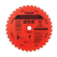 Task Tools T22683B - 7-1/4" 36T TEFLON COATED WOOD AND METAL BLADE - BULK