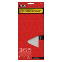 Task Tools T13307 - 4-1/4" x 11" 150 grit Very Fine Drywall Sandpaper - 5/pack