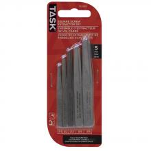 Task Tools T22250 - 5pc Straight Flute Screw Extractor Set - Carded