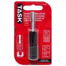 Task Tools T24179 - Round Nose 1/2" x 1" Carbide Ht. 1/4" Radius 1/4" Shank Router Bit