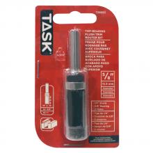 Task Tools T24333 - Flush Trim Top Bearing 5/8" Bearing 5/8" x 1" Carbide Ht. 1/4" Shank Router Bit