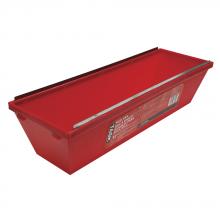 Task Tools T33519 - 12" Plastic Mud Pan with Metal Edges