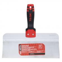 Task Tools T33685 - 12" Stainless Steel Taping Knife with FlexFit Grip