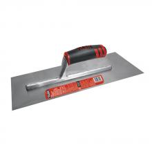 Task Tools T33949 - 20" x 4" Professional High Carbon Steel Finishing Trowel with FlexFit Grip