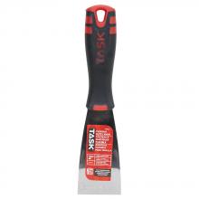 Task Tools T37622 - 2" Flexible High Carbon Steel Putty Knife with FlexFit Grip
