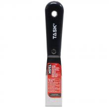 Task Tools T37811 - 1-1/4" Stiff High Carbon Steel Chisel Blade Putty Knife with Nylon Handle