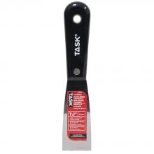 Task Tools T37822 - 1-1/2" Flexible High Carbon Steel Steel Putty Knife with Nylon Handle