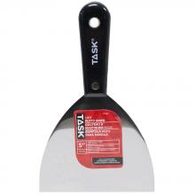 Task Tools T37863 - 5'' Stiff High Carbon Steel Putty Knife with Nylon Handle