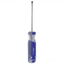 Task Tools T50402 - 3/16" Slotted 4" Elite Acetate Hard Grip Screwdriver with Electrician Tip - Bulk