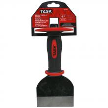 Task Tools T53104 - 9" x 4" Cut Point Brick Mason's Chisel with Hand Guard