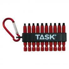 Task Tools T67916 - 10pc #2 Robertson® Carabiner Clip - Bulk