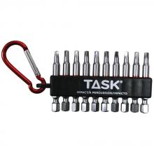 Task Tools T67919 - 10pc #2 Robertson® IMPACT Carabiner Clip - Bulk