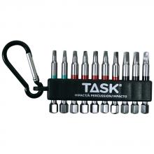 Task Tools T67920 - 10pc Mixed Robertson® IMPACT Carabiner Clip - Bulk