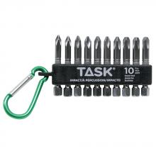 Task Tools T67923 - 10pc Mixed Phillips IMPACT Carabiner Clip - Bulk