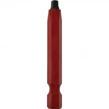 Task Tools T68512 - #2 Robertson® 2" Red Two-Piece Screwdriver Bit - Bulk