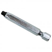 Task Tools T68514 - #2 Robertson® Decking 2" Silver Two-Piece Screwdriver Bit - Bulk