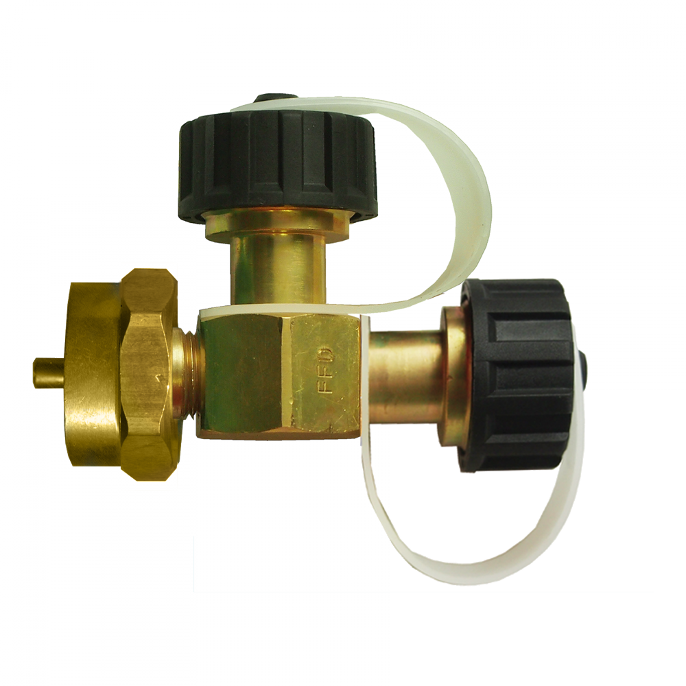 DUAL APPLIANCE TEE (WITH CYLINDER THREAD)<span class=' ItemWarning' style='display:block;'>Item is usually in stock, but we&#39;ll be in touch if there&#39;s a problem<br /></span>