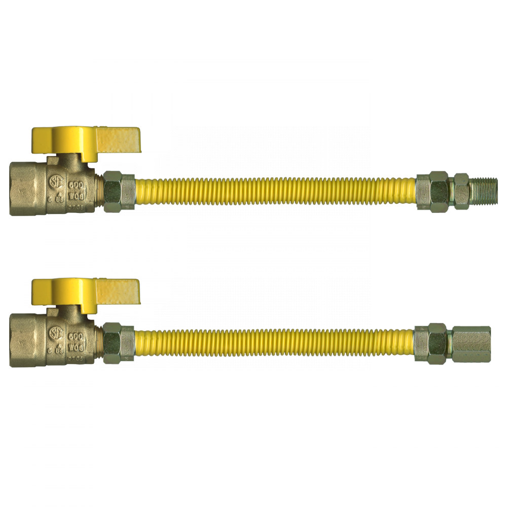 1/2 ID (5/8 OD) SS STATIONARY APPLIANCE CONNECTOR WITH VALVE 1/2 MPT<span class=' ItemWarning' style='display:block;'>Item is usually in stock, but we&#39;ll be in touch if there&#39;s a problem<br /></span>