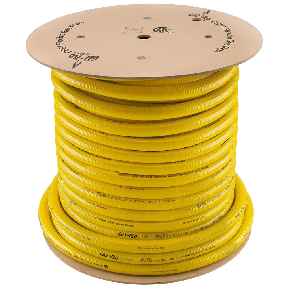 CSST FLEXIBLE GAS PIPING<span class=' ItemWarning' style='display:block;'>Item is usually in stock, but we&#39;ll be in touch if there&#39;s a problem<br /></span>