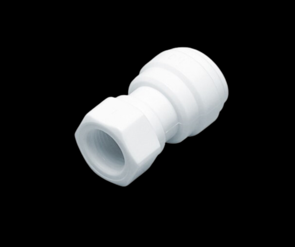 PP Faucet Connector 1/4x7/16x24 UNS<span class=' ItemWarning' style='display:block;'>Item is usually in stock, but we&#39;ll be in touch if there&#39;s a problem<br /></span>