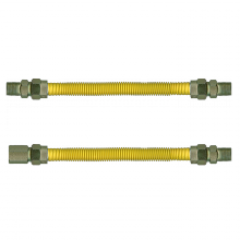 Fairview Ltd ACS-375MM-12 - 3/8 ID (1/2 OD) SS FOR STATIONARY APPLIANCES 3/8 PIPE