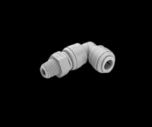 Fairview Ltd PI69SW-6C - Gry Acetal Swivel Elbow 3/8x3/8NPT