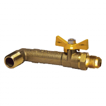 Fairview Ltd BV1049-6D - 90°FLARE TO PIPE BALL VALVES