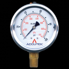 Fairview Ltd PG-5000SG25LT - STEM MOUNT - 2.5 DIAL