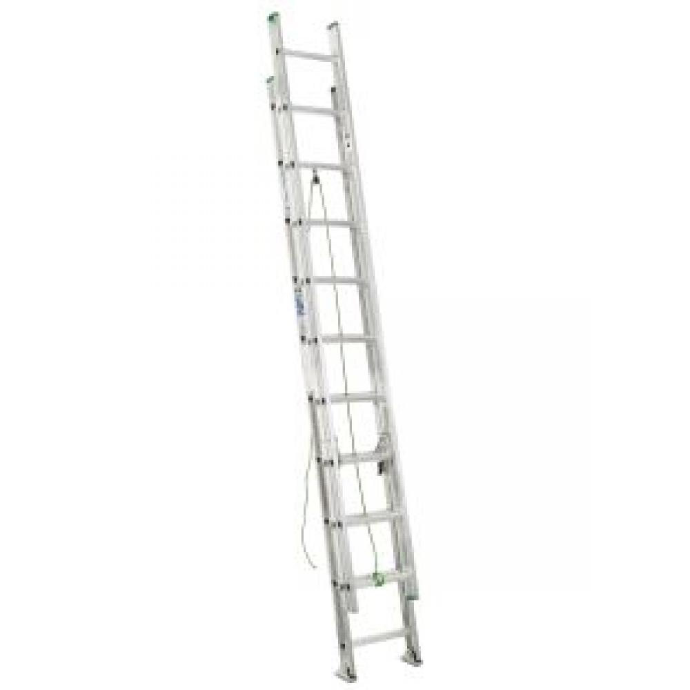 D1220-2 20ft Type II Aluminum D-Rung Extension Ladder<span class=' ItemWarning' style='display:block;'>Item is usually in stock, but we&#39;ll be in touch if there&#39;s a problem<br /></span>