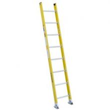 Werner-Ladder 7108-1ca - 7108-1 8ft Type IAA Fiberglass Round Rung Straight Ladder