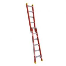 Werner-Ladder DP6206ca - 10ft Reach Height Dual Purpose Fiberglass Ladder 6ft Type IA DP6206