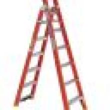 Werner-Ladder DP6207 - 11ft Reach Height Dual Purpose Fiberglass Ladder 6ft Type IA DP6206