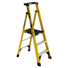 Werner-Ladder PD7303 - 9ft Reach Height Fiberglass Podium Ladder Type IAA 3ft PD7303
