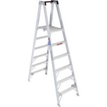 Werner-Ladder PT376 - 12ft Reach Height Aluminum Platform Ladder 6ft Type IA PT376