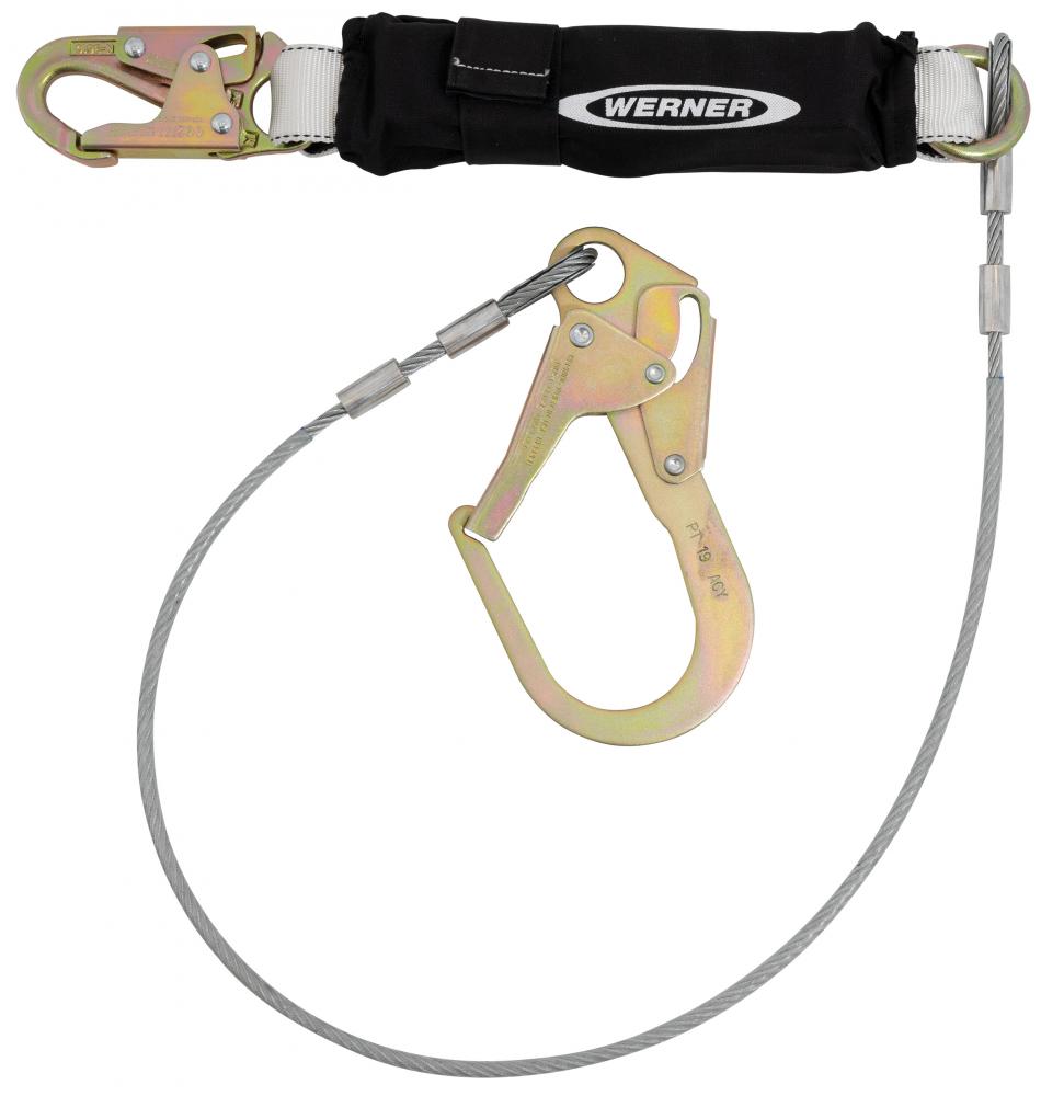 C361220LE Single Leg Cable Leading Edge Lanyard (DCELL Shock Pack, 1/4in Vinyl C<span class=' ItemWarning' style='display:block;'>Item is usually in stock, but we&#39;ll be in touch if there&#39;s a problem<br /></span>