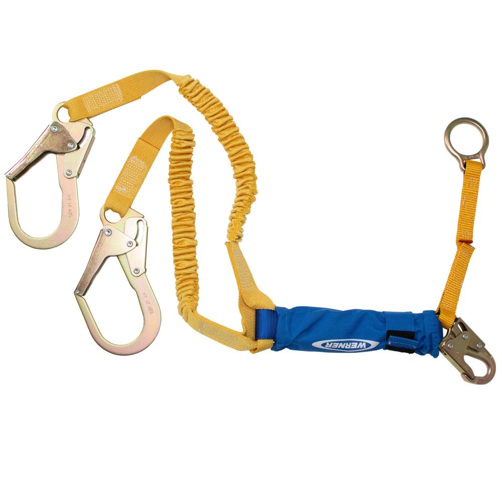 C446200 6ft DeCoil Stretch Twinleg Lanyard (DCELL Shock Pack, Elastic Web, Snap<span class=' ItemWarning' style='display:block;'>Item is usually in stock, but we&#39;ll be in touch if there&#39;s a problem<br /></span>