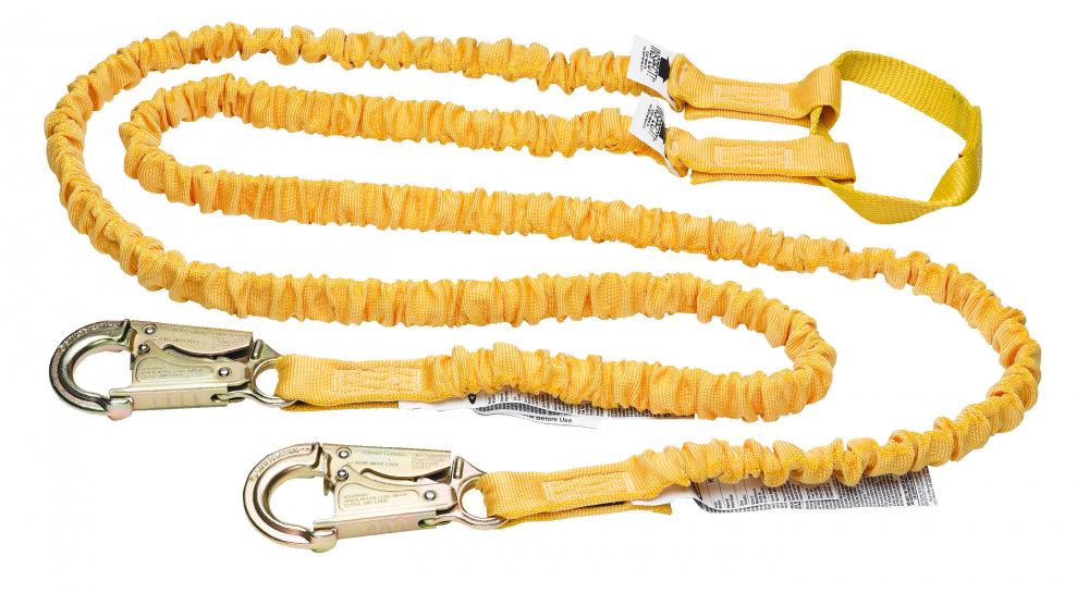 6ft SoftCoil Twinleg Lanyard (Energy Absorbing Inner Core, Loop, Snaphook)<span class=' ItemWarning' style='display:block;'>Item is usually in stock, but we&#39;ll be in touch if there&#39;s a problem<br /></span>