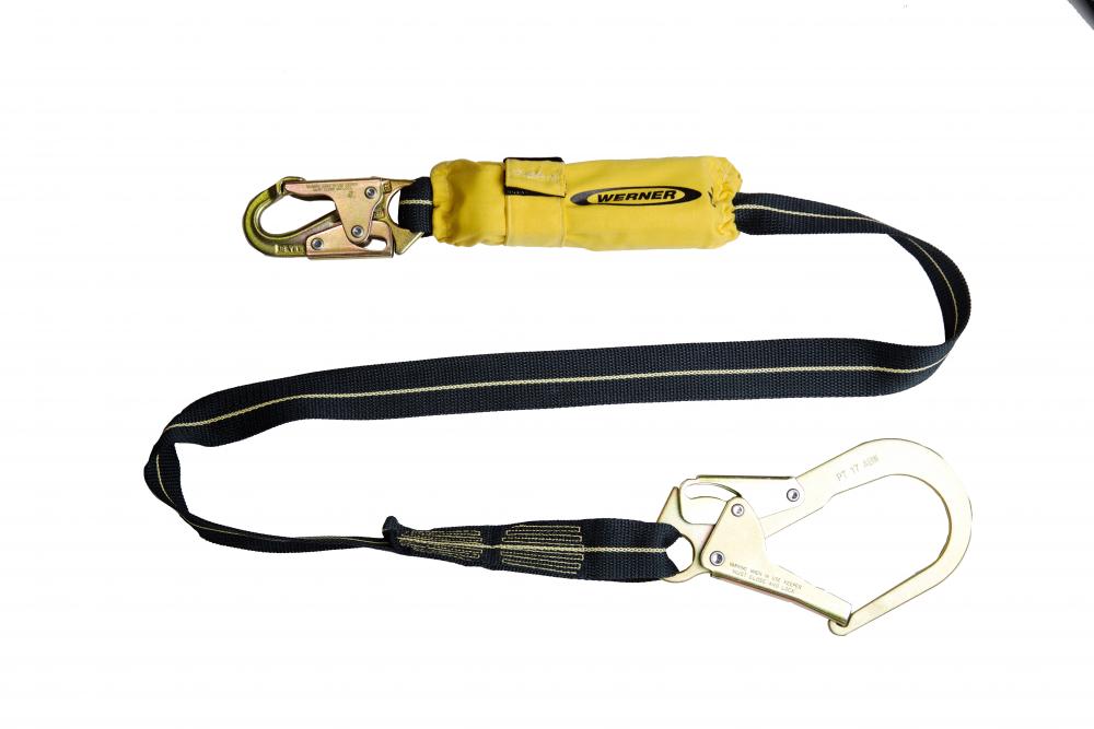 C811200 Arc Flash Single Leg Lanyard (Kevlar Web, Snap Hook, Rebar Hook)<span class=' ItemWarning' style='display:block;'>Item is usually in stock, but we&#39;ll be in touch if there&#39;s a problem<br /></span>