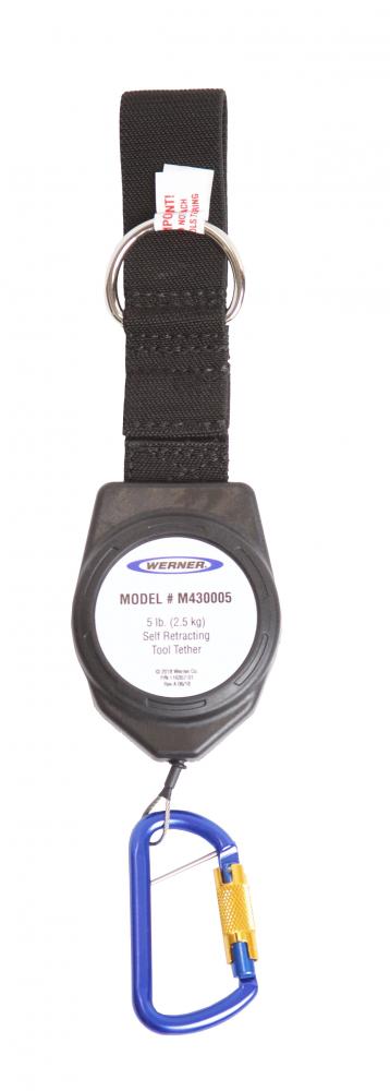 M430005 5lb Self-Retracting Tool Tether<span class=' ItemWarning' style='display:block;'>Item is usually in stock, but we&#39;ll be in touch if there&#39;s a problem<br /></span>