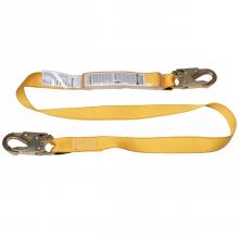 Werner Fall Protection C380006 - C380006 6ft Shock Absorbing Lanyard (DCELL Shock Pack, 1.75in Web, Snap Hook)