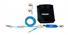 Werner Fall Protection L120060 - L120060 60ft 2-Man Rope Horizontal Lifeline System, D-Bolt Anchor, Rope Tensione